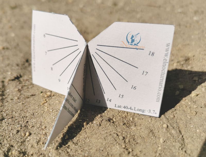 Motel Demon Play Pascua de Resurrección Tutorial con plantilla imprimible para crear un reloj de sol de papel