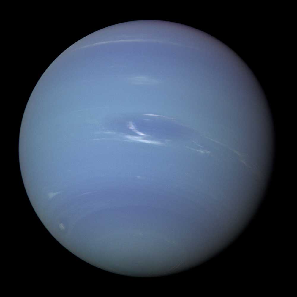 El color del planeta Neptuno