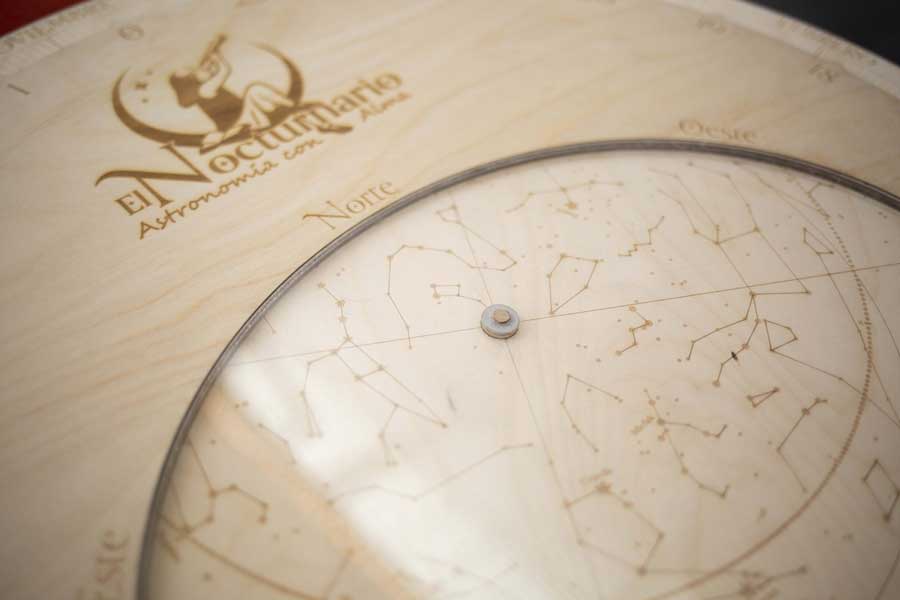 Planisferio Celeste de madera gigante