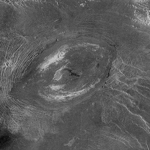 Cráter en Venus Planeta Sistema Solar