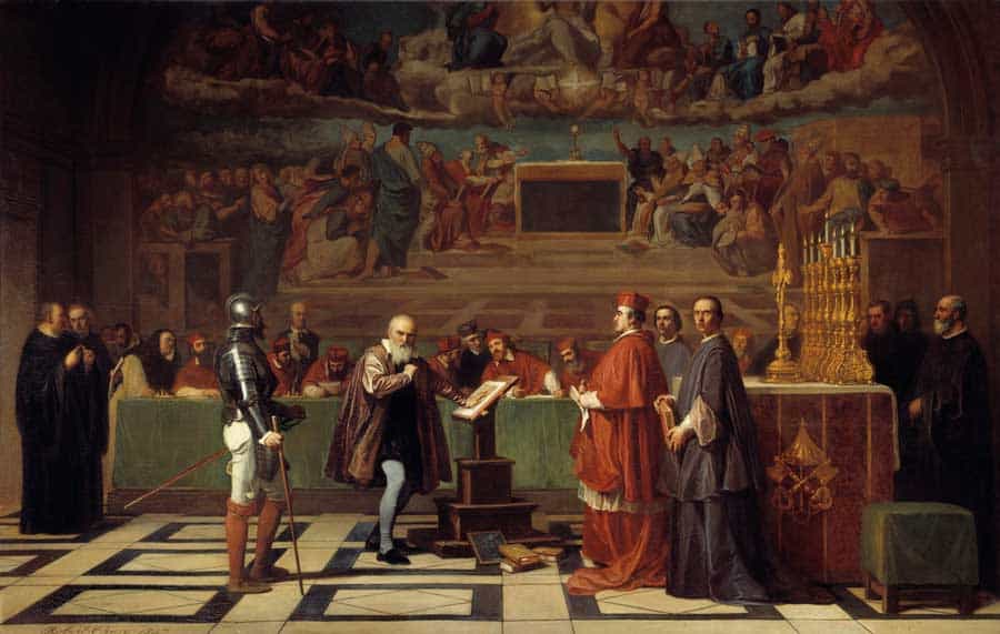 Galileo Galilei ante el Santo Oficio - 1847 - Joseph-Nicolas